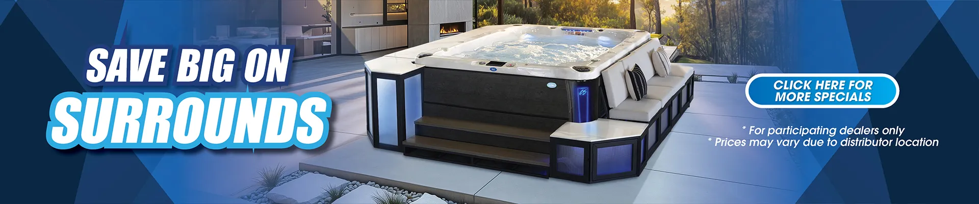 Calspas hot tub being used in a family setting - Miami Beach
